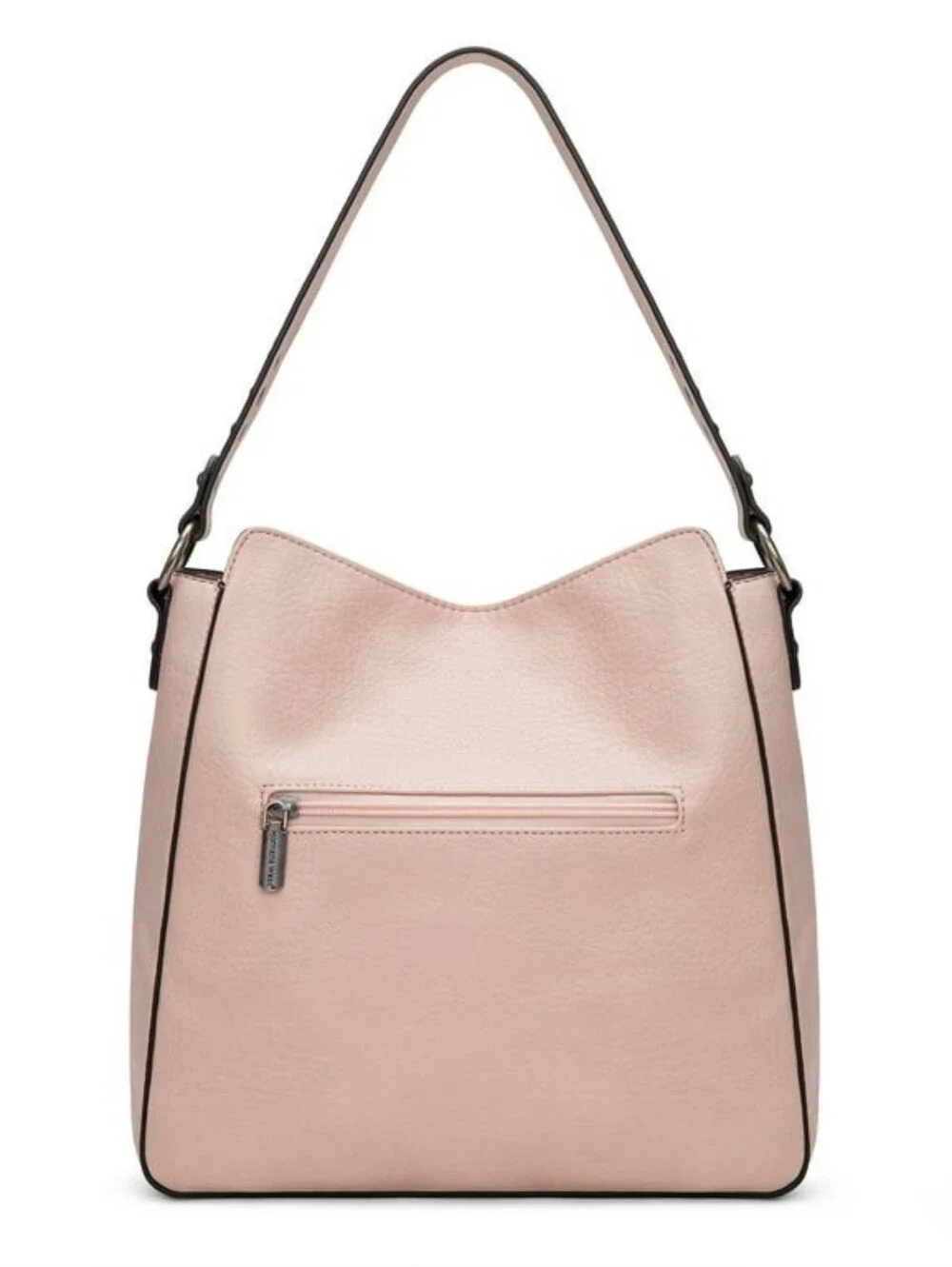 Montana West Concealed Carry Purse Dusty Pink Gold-Studded Faux Leather Hobo Bag